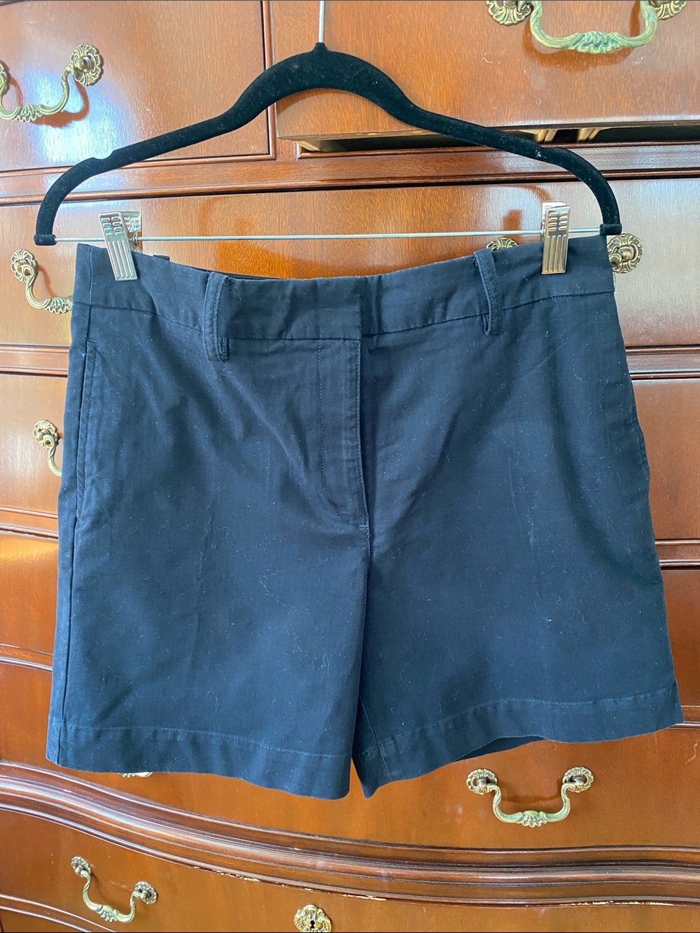 Talbots Black Women's Cotton Bermuda Shorts